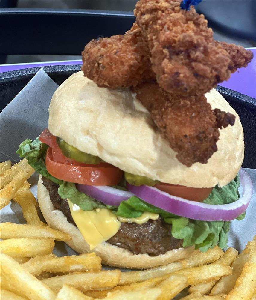 Phat Fish – Surf-n-Turf Burger